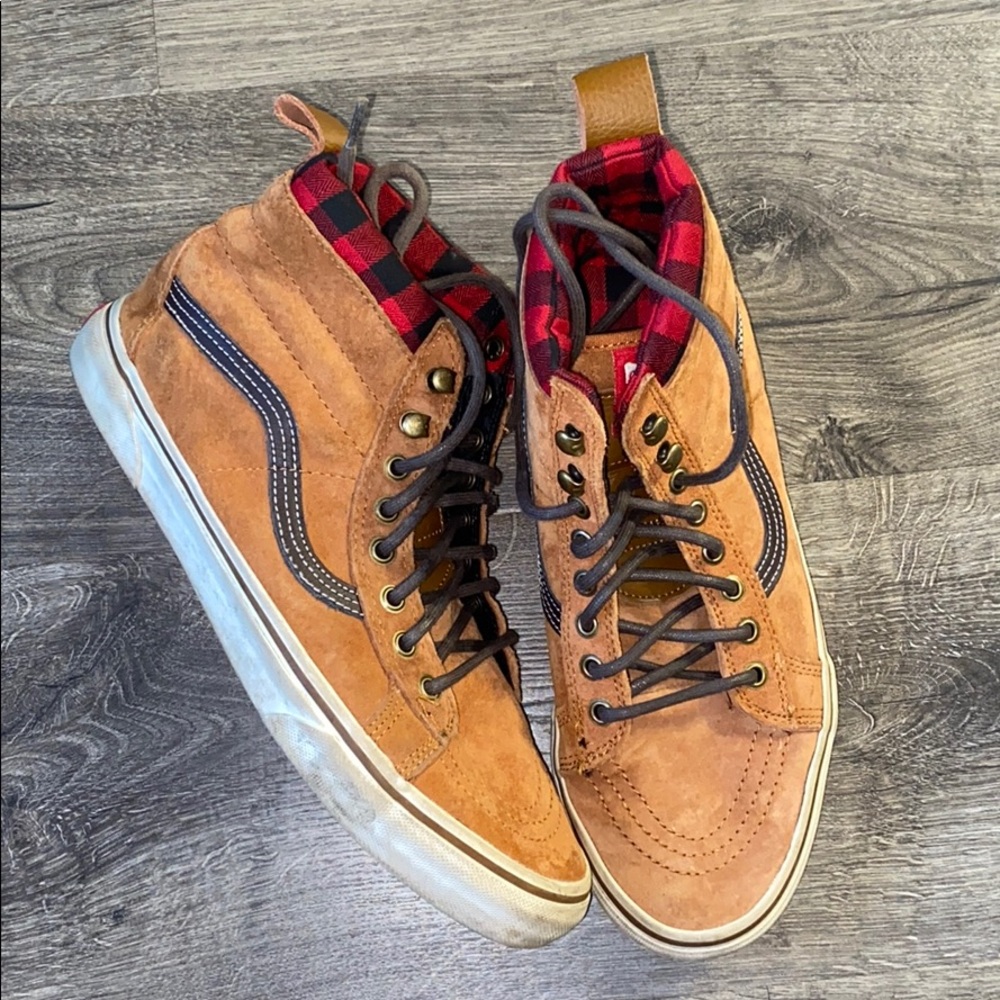Auburn Sk8-Hi Vans